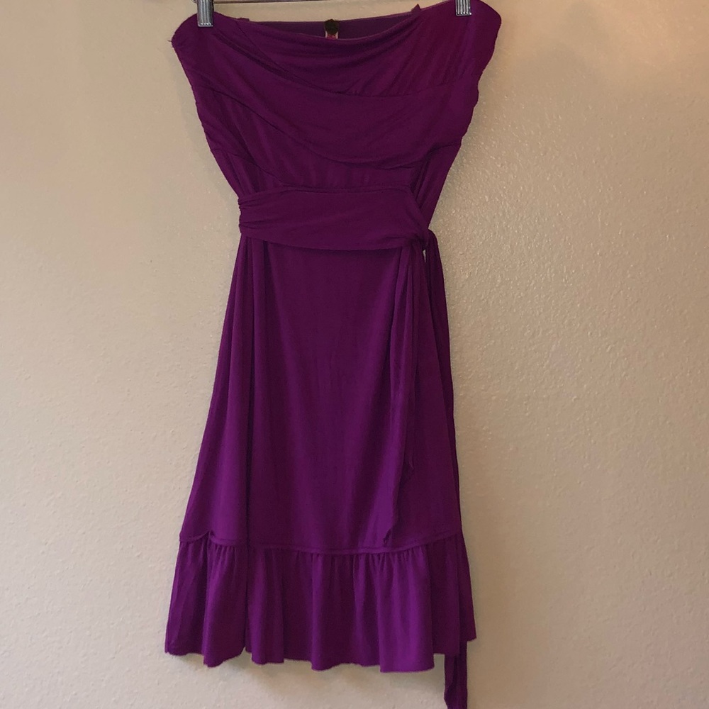 Free People strapless dress
